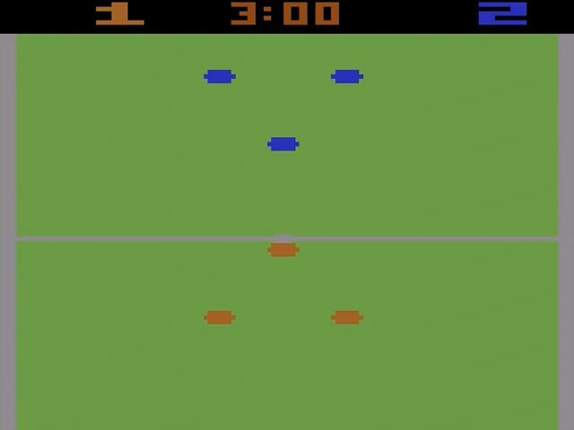 Soccer title screen for Atari 2600